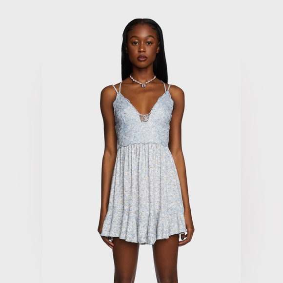 FINAL PRICE NWOT Blue Blush Dress - Picture 1 of 10
